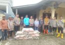 POLRES SERANG SALURKAN 5 TON BANTUAN SOSIAL UNTUK WARGA TERDAMPAK BANJIR DI KECAMATAN BINUAUNG