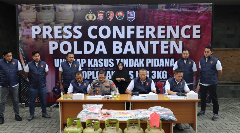Polda Banten Bongkar Praktik Ilegal Pemindahan LPG 3 Kg ke 12 Kg, Tiga Pelaku Diamankan