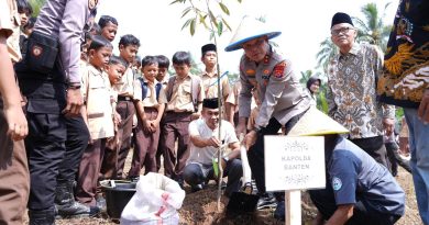 Dukung Indonesia ASRI, Polda Banten Bangun Jembatan dan Tanam 1.000 Pohon