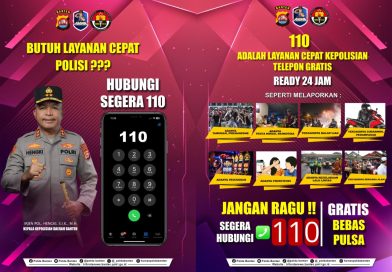 Polda Banten Sosialisasi Layanan Call Center 110 kepada Masyarakat