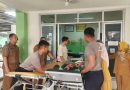 Gerak Cepat Brimob Polda Banten Evakuasi Korban Laka Lantas