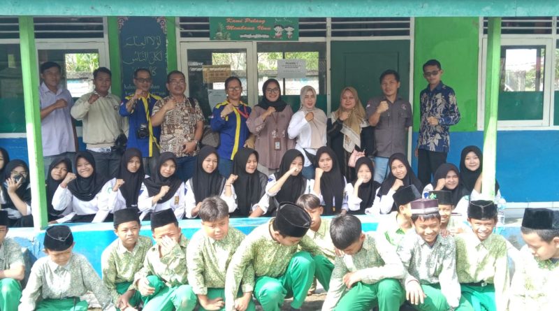 Gaharu Nusantara Bersinar Banten dan Pewarna Indonesia Gelar Sosialisasi P4GN di SMP Benda dan MI Al Muhajirin Gandeng BNN Kota Tangerang