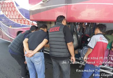 Kskp Merak Polres Cilegon Polda Banten Melaksanakan Razia Kendaraan
