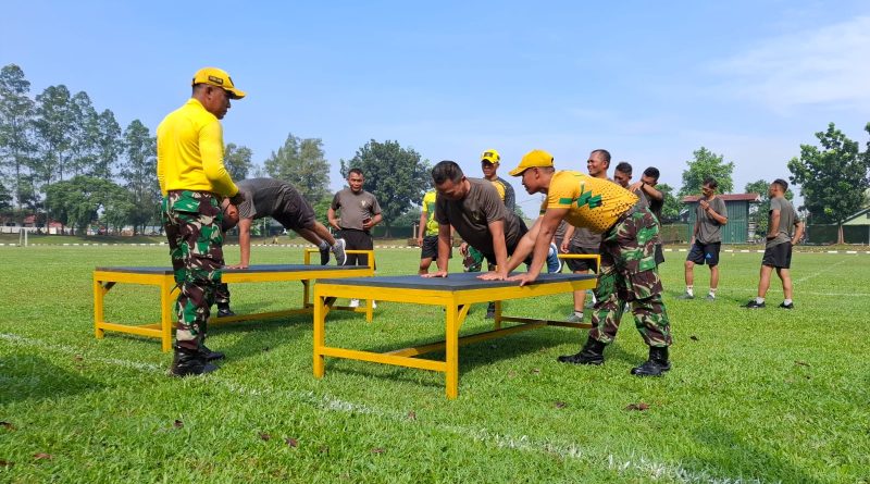 Korem 052/Wijayakrama Gelar Tes Kesamaptaan Jasmani Periodik I Tahun 2026
