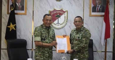 Korem 052/Wijayakrama Terima Kunjungan Tim Wasrik Itjen TNI