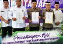 Penandatanganan MoU Percepatan Sertifikasi Tanah Wakaf Kabupaten Tangerang