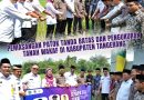 Pemasangan Patok Tanda Batas dan Pengukuran Tanah Wakaf Di Kabupaten Tangerang
