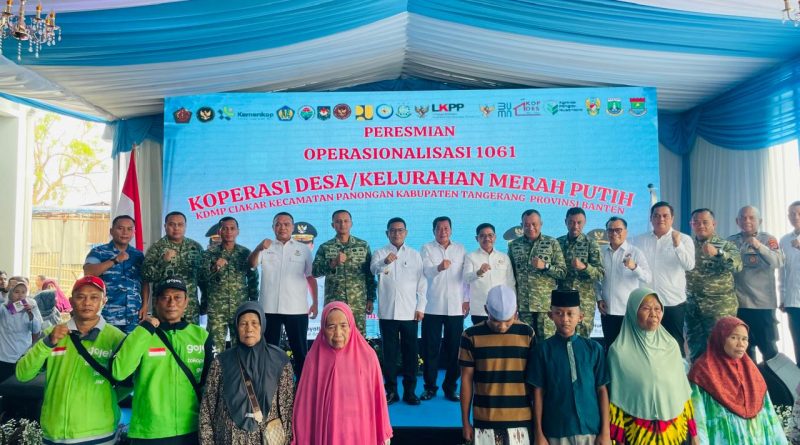 Optimalkan Ekonomi Desa, Dandim 0510/Trs Hadiri Peresmian Serentak KDKMP oleh Presiden RI.