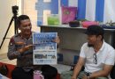 Bidhumas Polda Banten Jalin Silaturahmi ke Banten Pos dalam Momentum HUT ke-15