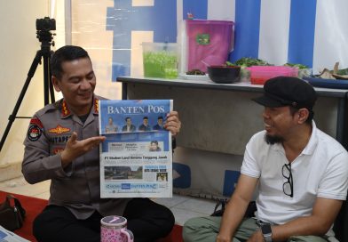 Bidhumas Polda Banten Jalin Silaturahmi ke Banten Pos dalam Momentum HUT ke-15