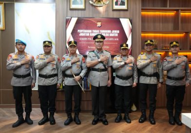 Kapolda Banten Pimpin Penyerahan Jabatan Karorena Menjelang Masa Purna Tugas.