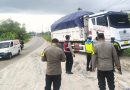 Polres Serang Bersama Dishub Tertibkan Truk Tambang Sumbu 3 (ODOL) yang Melanggar Jam Operasional