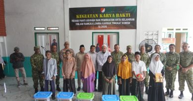 Danrem 052/Wkr Di Dampingi Dandim 0510/Trs Resmikan Renovasi Panti Asuhan Darussalamah Assalimah