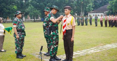 Dandim 0510/Tigaraksa Buka Kegiatan Pesami Korp Kadet Republik Indonesia (KKRI) Gelombang IV Tahun 2026