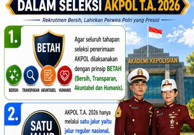 Penerimaan Anggota Polri T.A 2026 Terapkan Prinsip BETAH.
