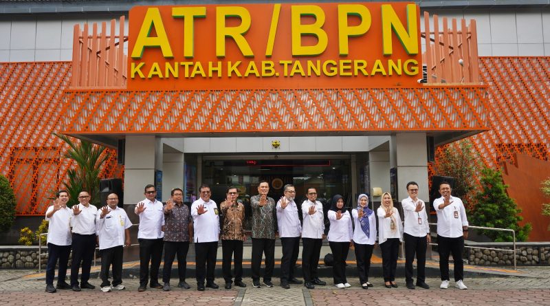 Tim Stranas PK Tinjau Kantor Pertanahan Kabupaten Tangerang, Dorong Digitalisasi Layanan dan Penyelamatan Aset Negara