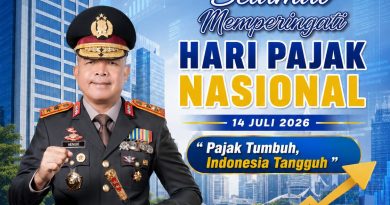 Peringatan Hari Pajak Nasional, Polda Banten Sampaikan Apresiasi kepada Insan Perpajakan