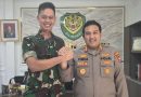 Kunjungan Kapolresta Serang Kota ke Kodim 0602 Serang bukti TNI-POLRI tetap Solid.