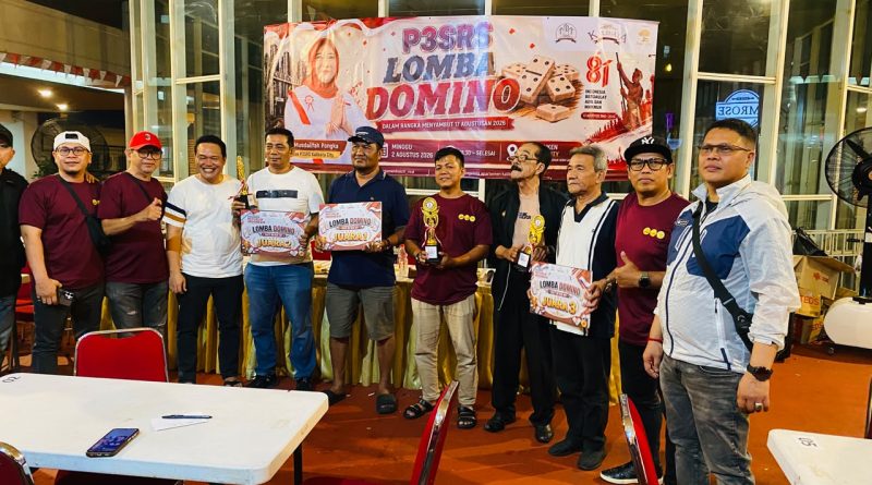 Lomba Domino Semarakkan HUT RI ke-81 Kalibata City, Perkuat Sportivitas dan Kebersamaan Warga