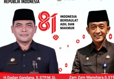 Kepala dan Sekretaris Beserta Staf Bappenda Kabupaten Tangerang Sampaikan Ucapan HUT RI ke-81: Indonesia Berdaulat, Adil dan Makmur