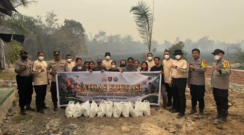 Peduli Kesehatan Masyarakat, Sespimti Dikreg ke-36 Sespim Lemdiklat Polri Gelar Baksos Peduli Karhutla di Kalteng Peduli Kesehatan Masyarakat, Sespimti Dikreg ke-36 Sespim Lemdiklat Polri Gelar Baksos Peduli Karhutla di Kalteng