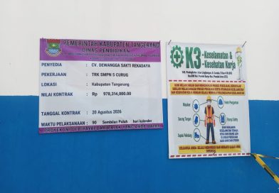 Proyek TRK SMPN 5 Curug Diduga Abaikan K3 : Dindik Diminta Cek Proyek