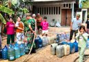 Antisipasi Dampak Kemarau Panjang, Koramil 01/Teluknaga Salurkan Bantuan Air Bersih kepada Warga