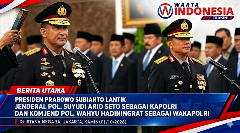 Suyudi Ario Seto Resmi Pimpin Polri, Wahyu Hadiningrat Jadi Wakapolri Suyudi Ario Seto Resmi Pimpin Polri, Wahyu Hadiningrat Jadi Wakapolri
