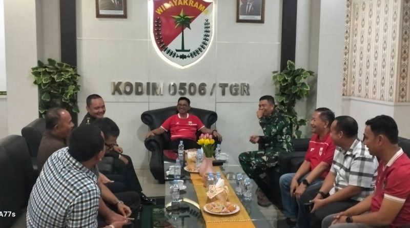 Walikota Tangerang Silaturahmi ke Kodim 0506/Tgr, Sampaikan Ucapan HUT TNI ke-81