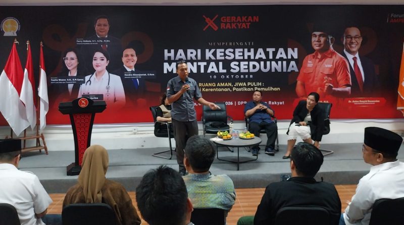 Forum Diskusi Hari Kesehatan Mental Dunia 2026: Menguatkan Ruang Aman dan Memastikan Pemulihan Jiwa Forum Diskusi Hari Kesehatan Mental Dunia 2026: Menguatkan Ruang Aman dan Memastikan Pemulihan Jiwa