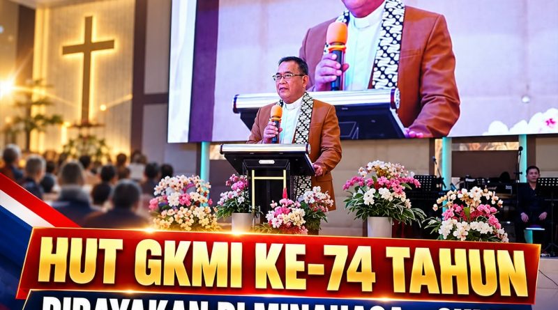 HUT ke-74 GKMI, Pdt. Dr. Robby Lempas Ajak Warga Gereja Perkuat Persaudaraan dan Kesatuan