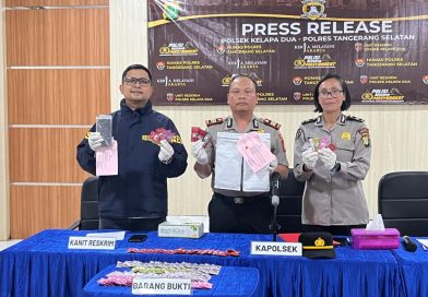 Polsek Kelapa Dua Ungkap Kasus Narkotika Jenis Etomidate Polsek Kelapa Dua Ungkap Kasus Narkotika Jenis Etomidate