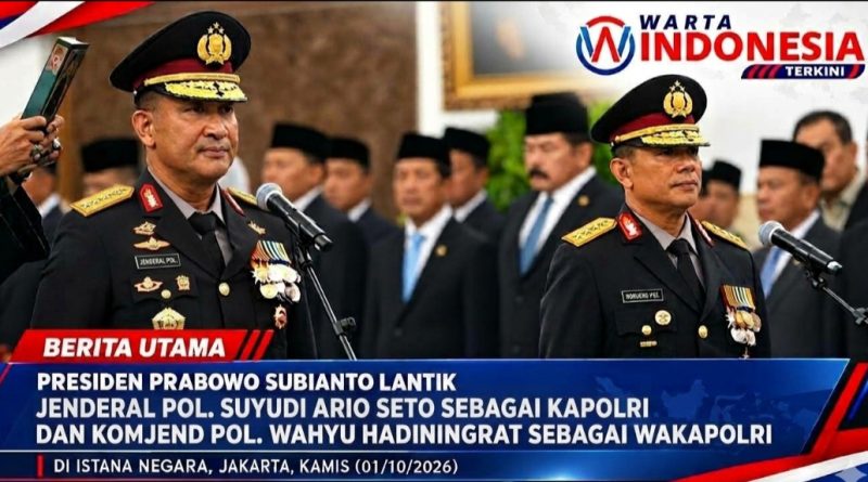 Suyudi Ario Seto Resmi Pimpin Polri, Wahyu Hadiningrat Jadi Wakapolri Suyudi Ario Seto Resmi Pimpin Polri, Wahyu Hadiningrat Jadi Wakapolri