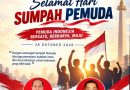 SELAMAT HARI SUMPAH PEMUDA 2026 ( 28 Oktober 2026 ) ​”PEMUDA INDONESIA BERSATU, BERKARYA, DAN MAJU”